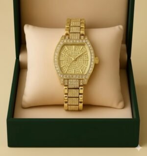 Montre Prestige Dorée Diamantée